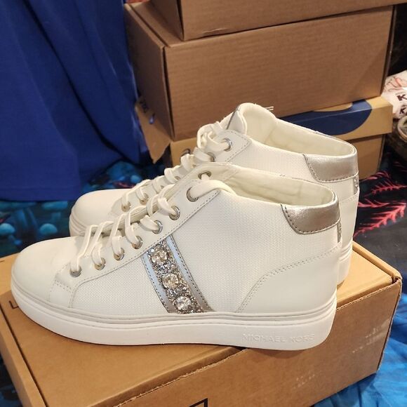 Michael Kors high tops bejeweled size 8 - Picture 1 of 5